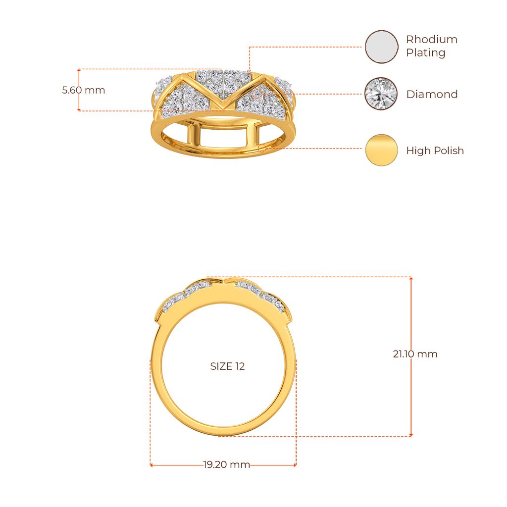 Sporty Chic Diamond Rings