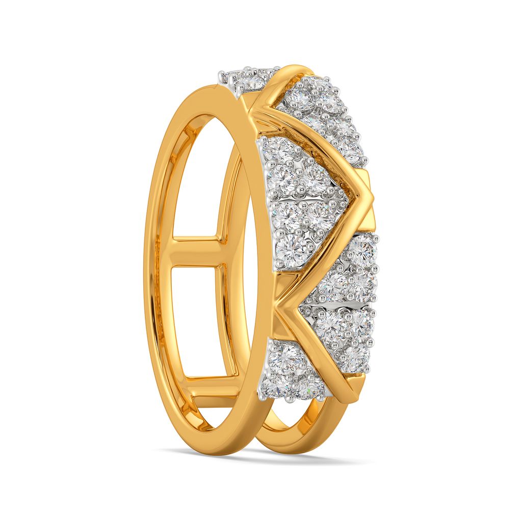 Sporty Chic Diamond Rings