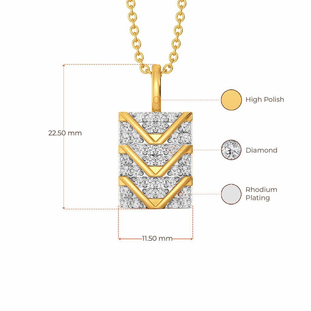 Sporty Chic Diamond Pendants