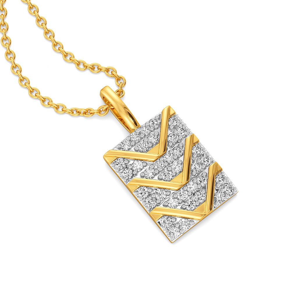 Sporty Chic Diamond Pendants
