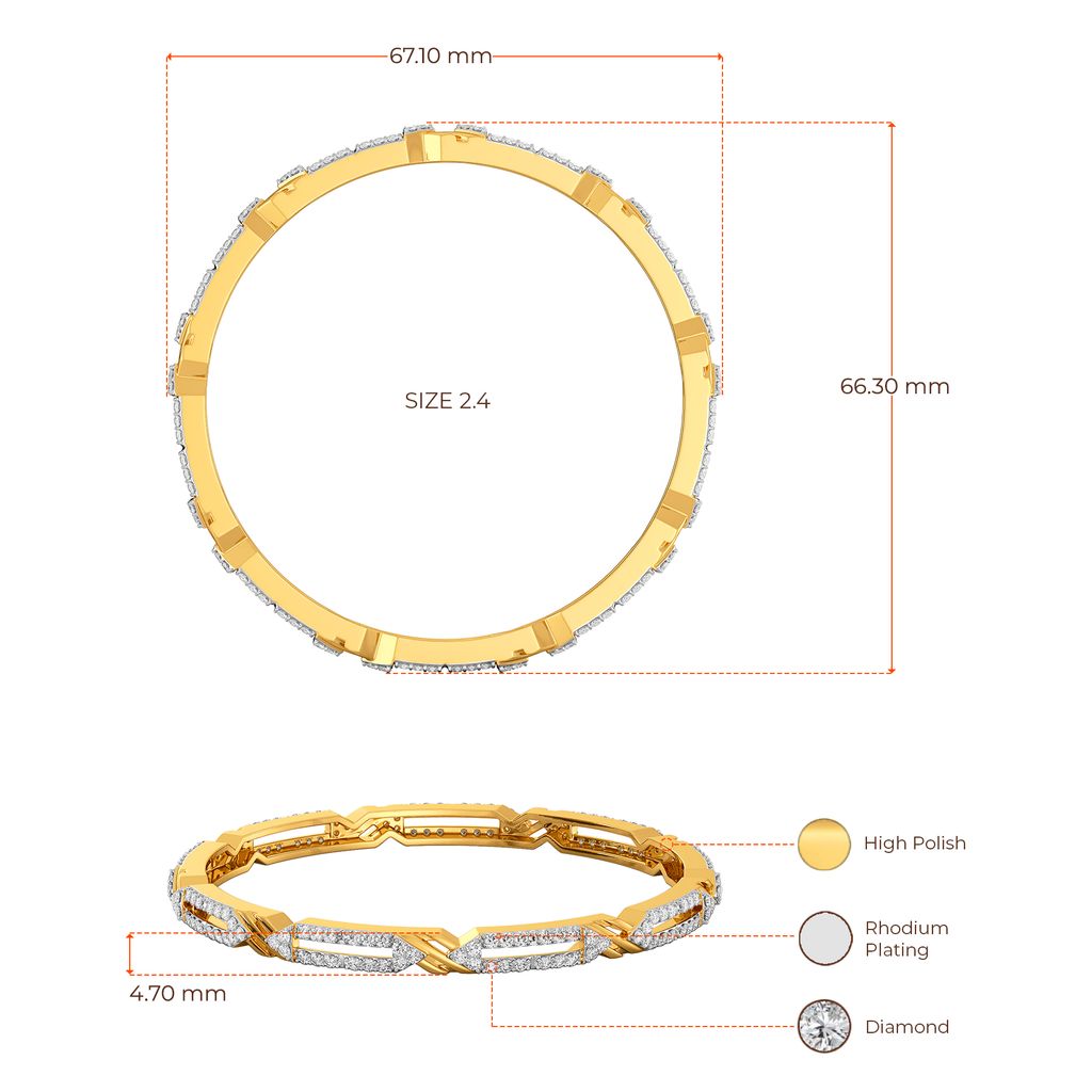 Jive in Joggers Diamond Bangles