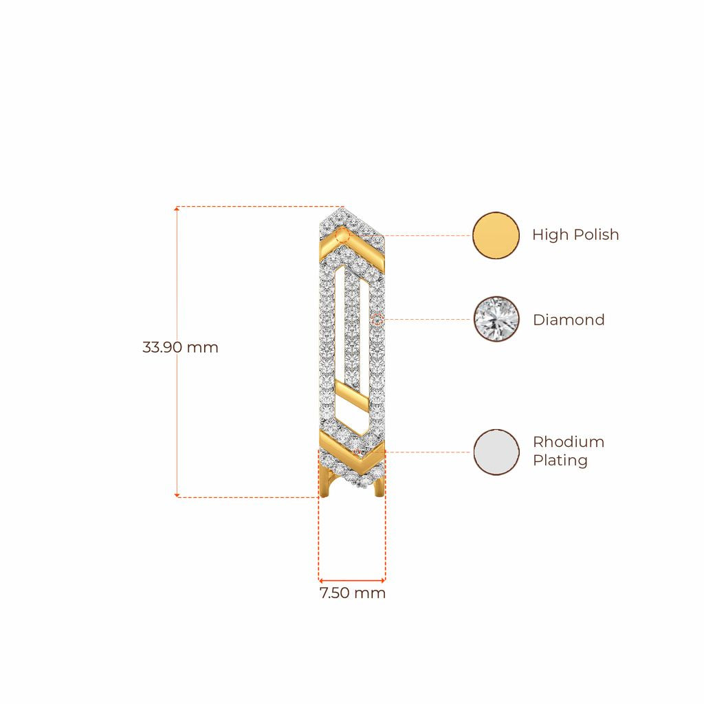 Comfort Marathon Diamond Earrings