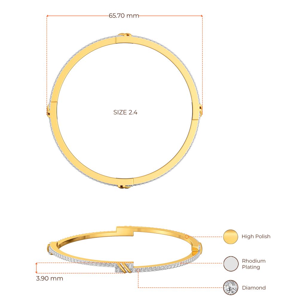 Stretch Flex Diamond Bangles