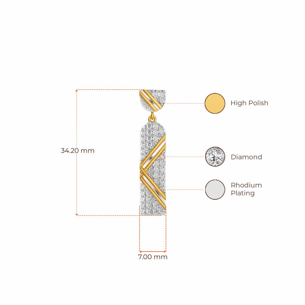 Fit for Leisure Diamond Earrings