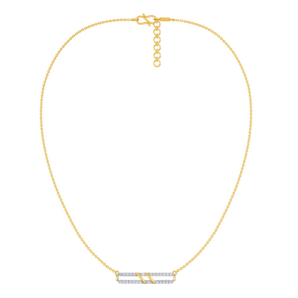 Track Suit Up Diamond Necklaces