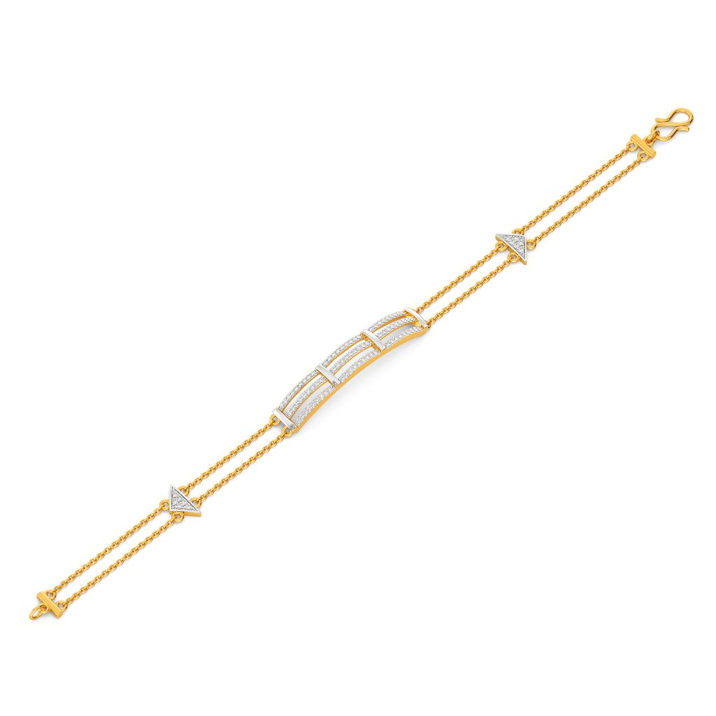 Nooks of Three Diamond Bracelets