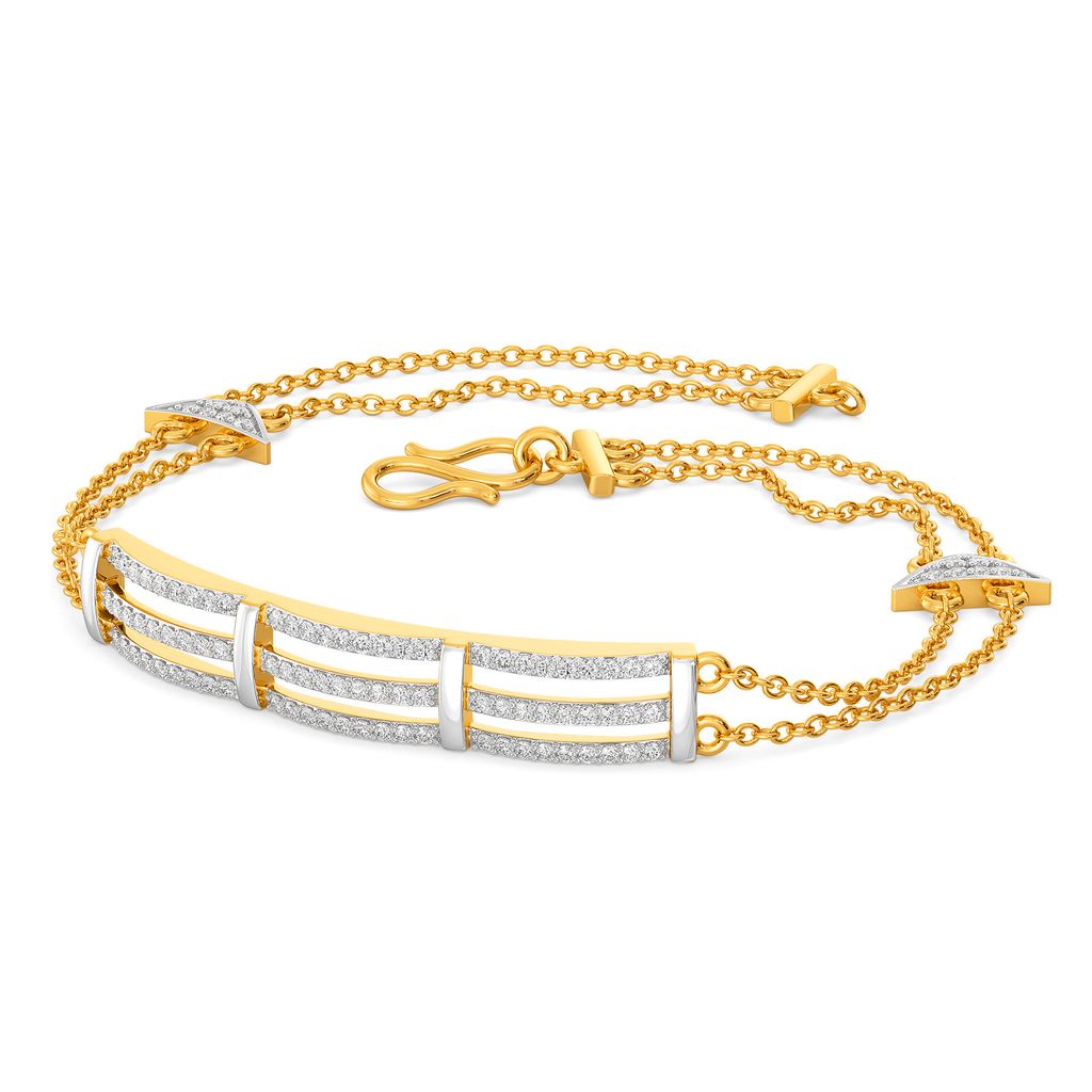 Nooks of Three Diamond Bracelets