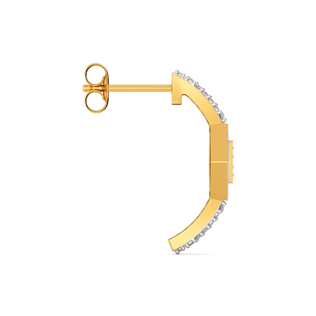 Sharp Gussets Diamond Earrings