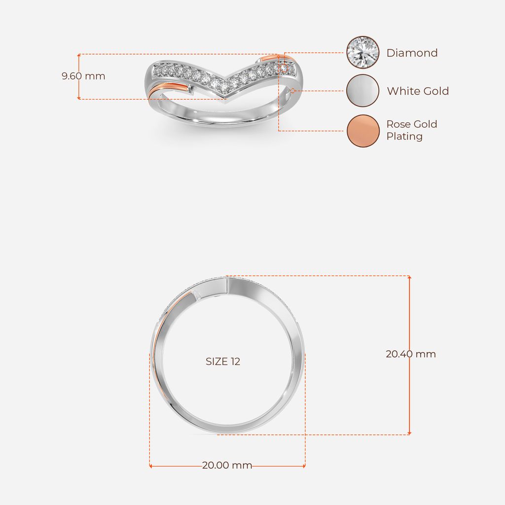 Leather Love Diamond Rings