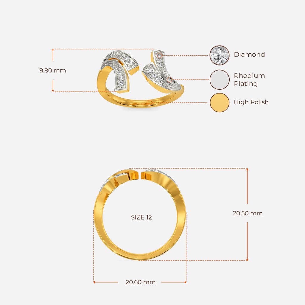 Aqua Fins Diamond Rings