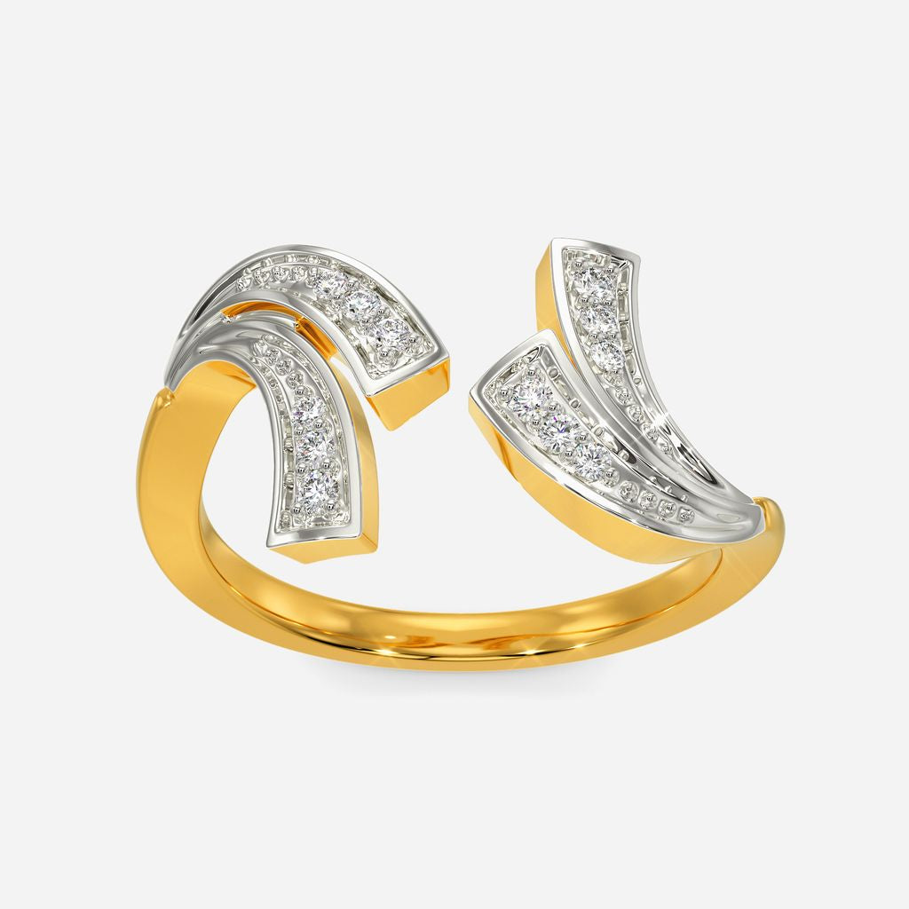 Aqua Fins Diamond Rings
