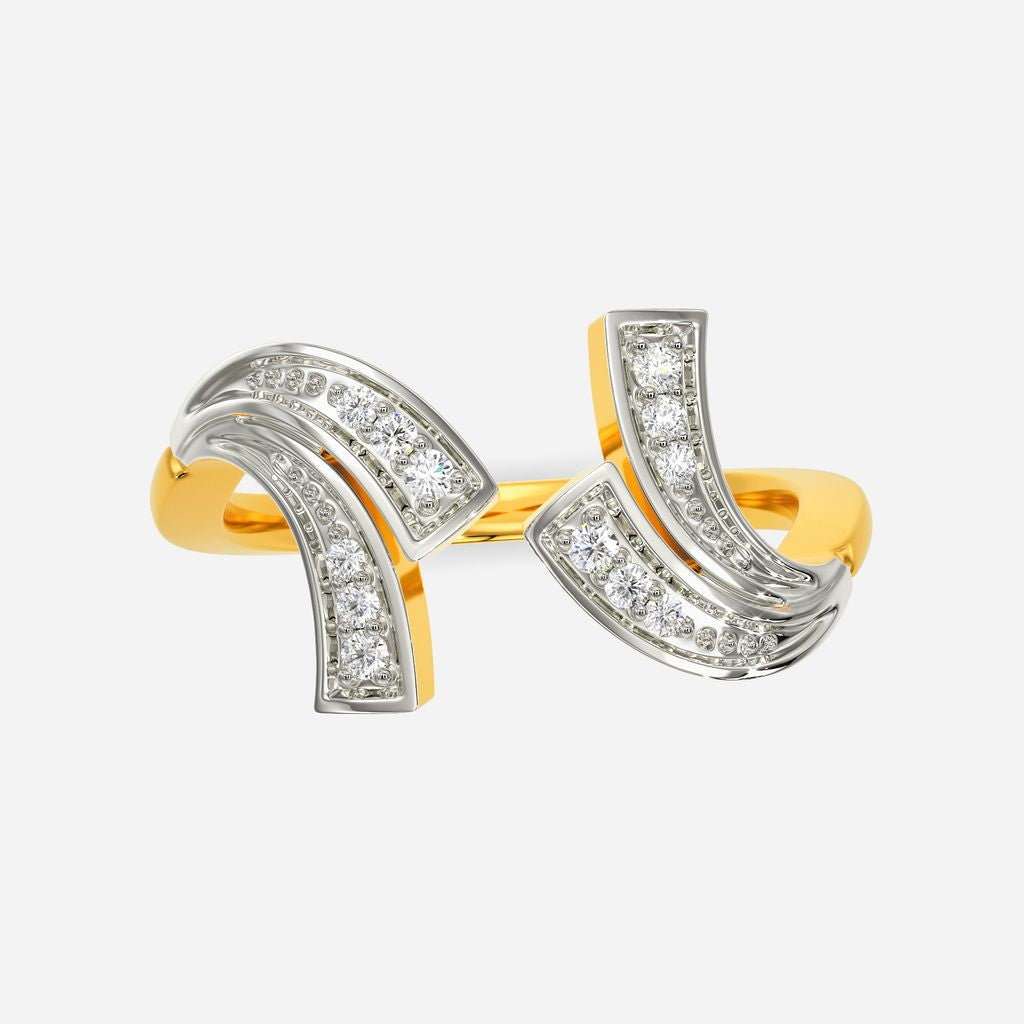 Aqua Fins Diamond Rings