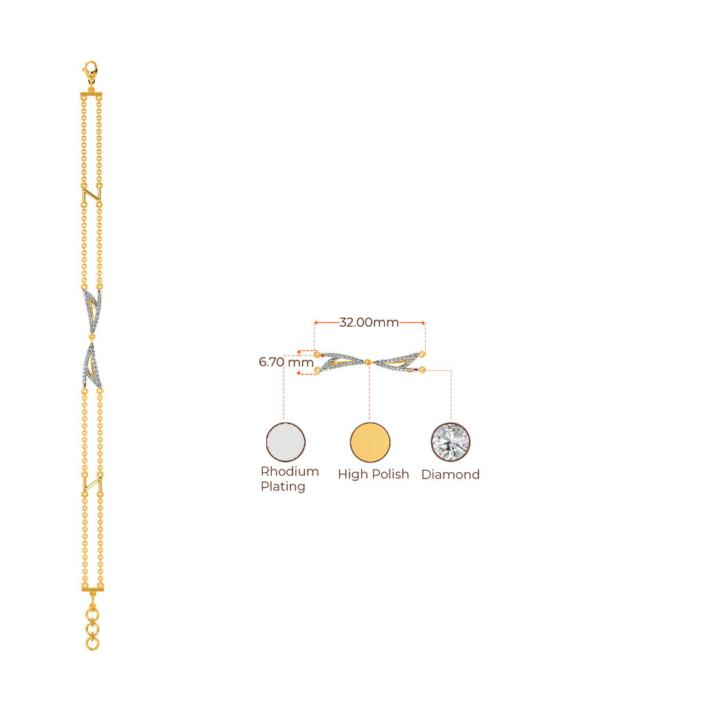 Chords Of Symphony Diamond Bracelets