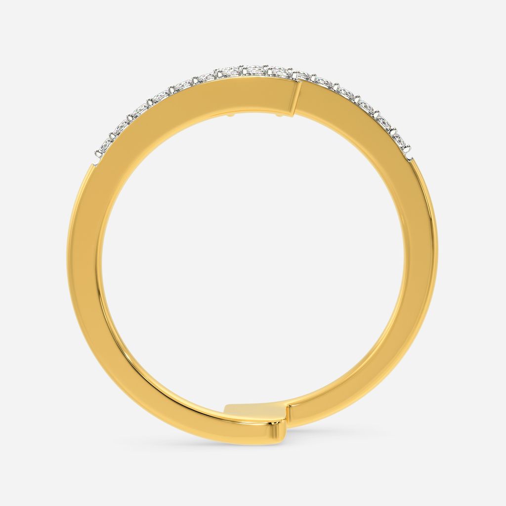Playful Fringe Diamond Rings