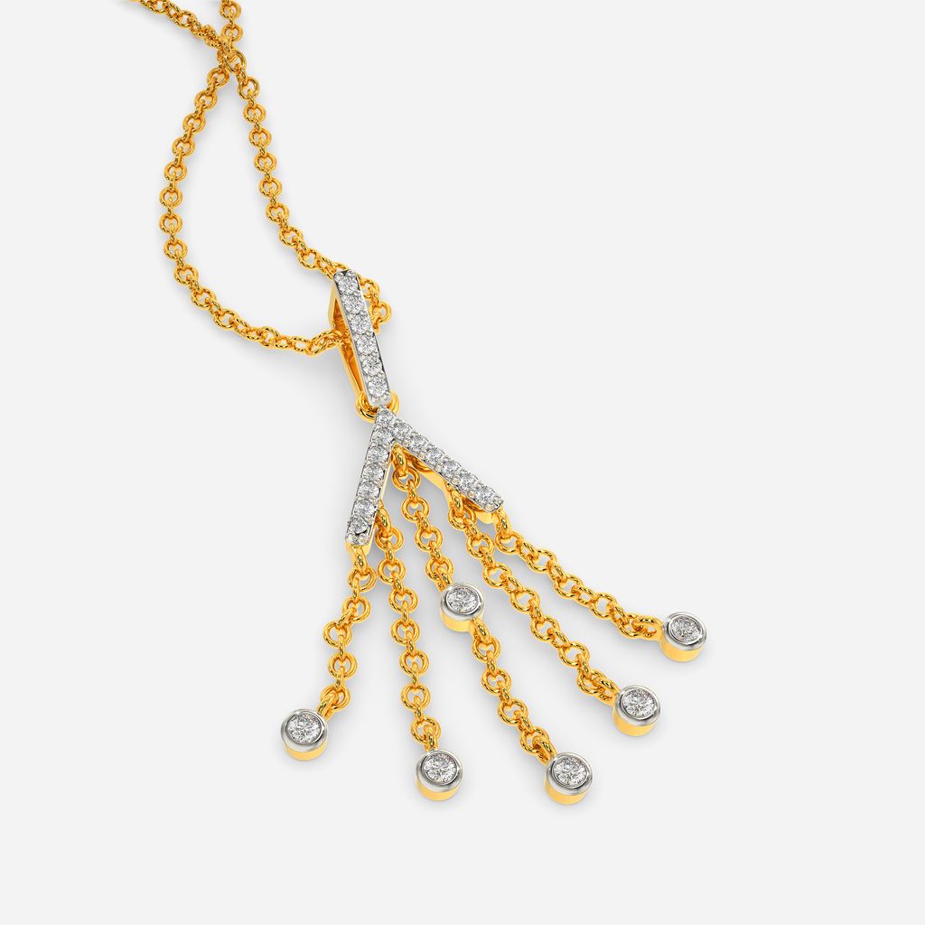 Whimsy Fringe Diamond Pendants