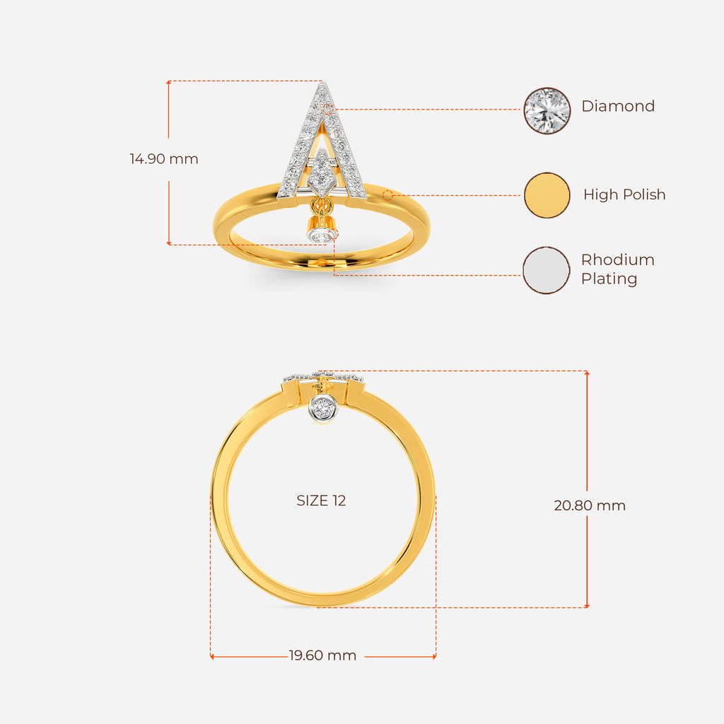 Fringe N Flair Diamond Rings