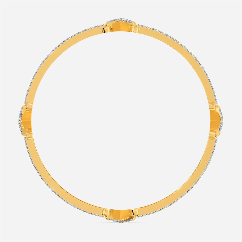 Hidden Knot Lace Diamond Bangles