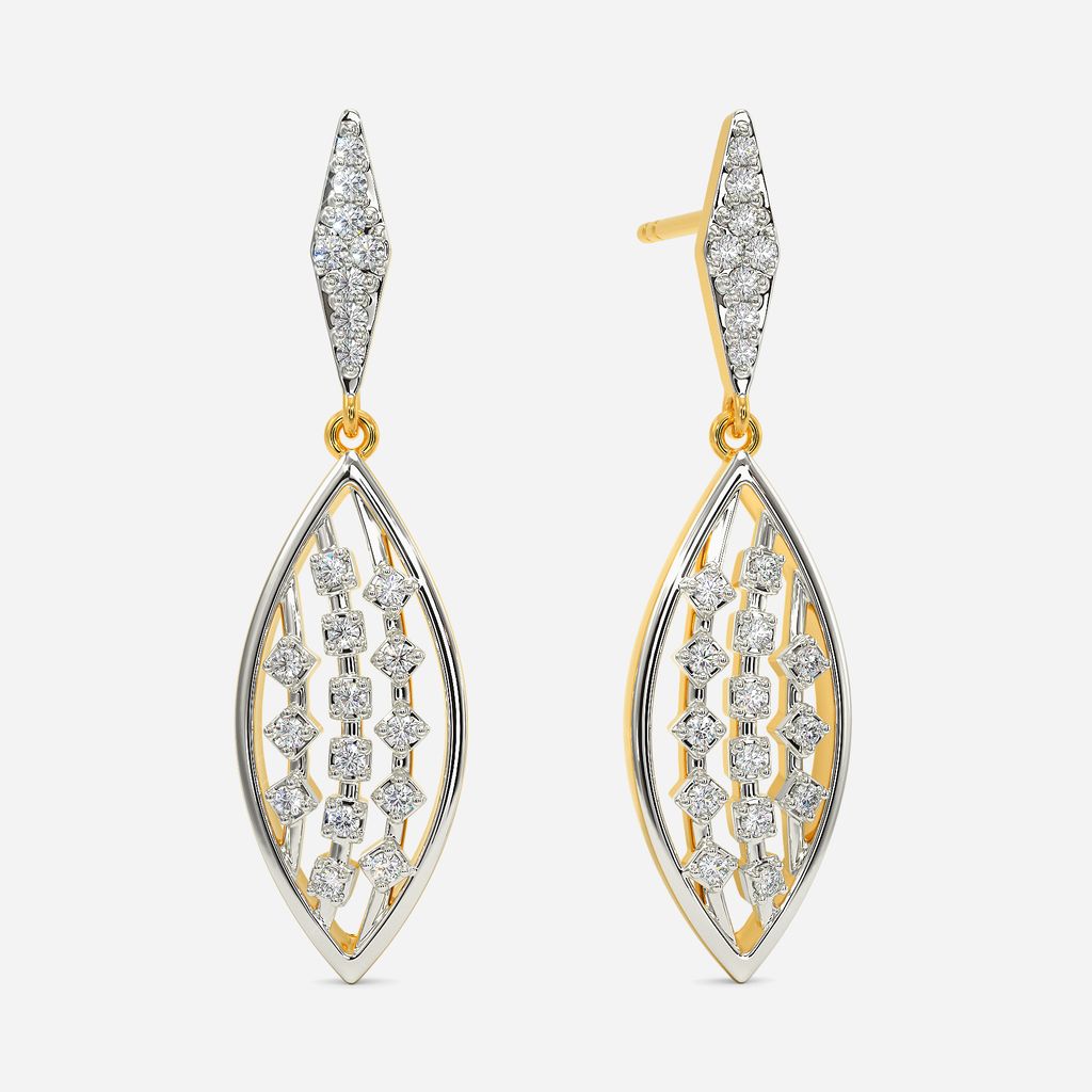 Sassy Stitches Diamond Earrings