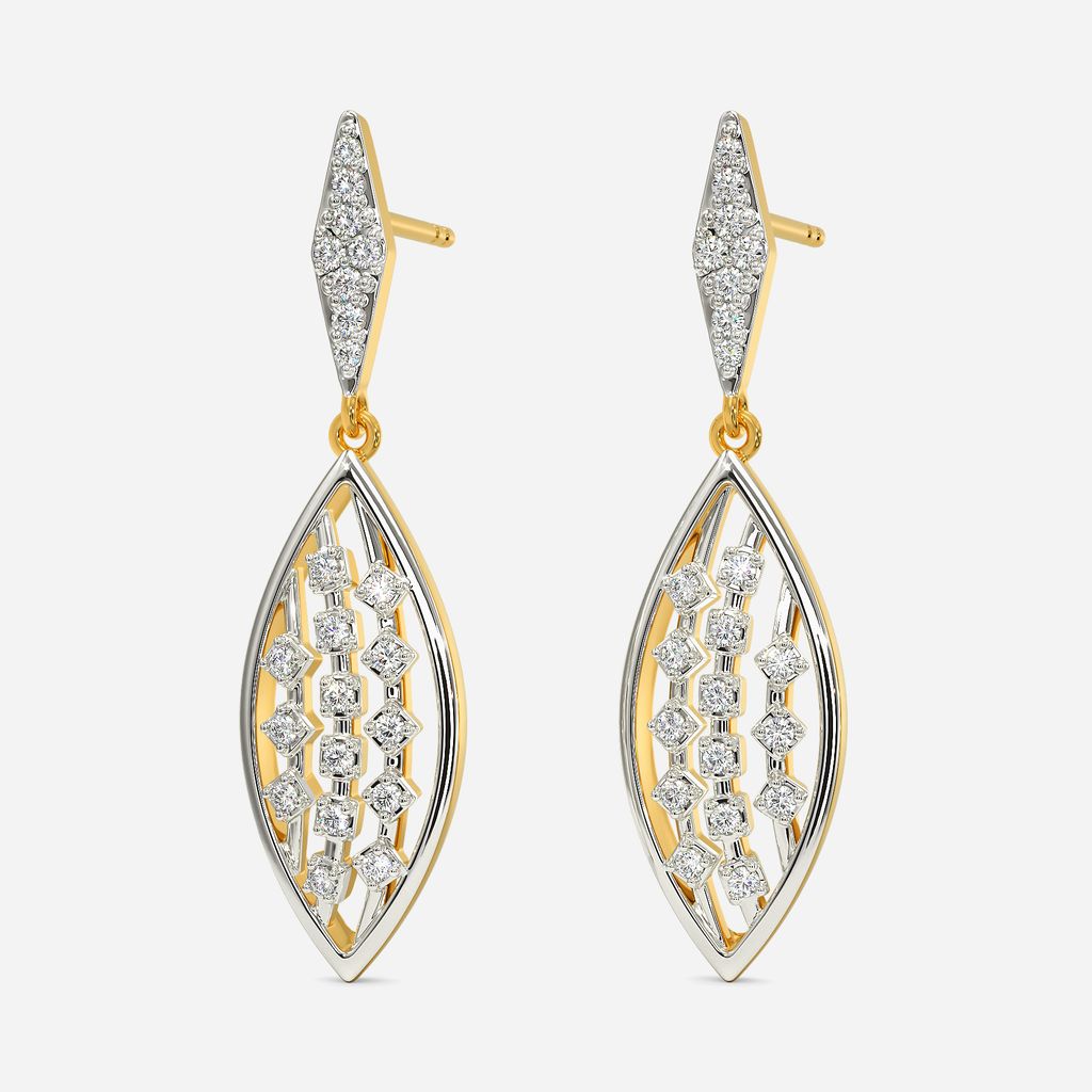 Sassy Stitches Diamond Earrings