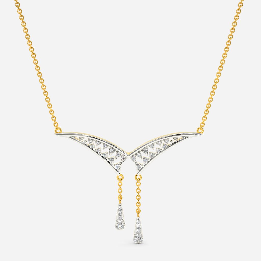 Sassy Stitches Diamond Necklaces