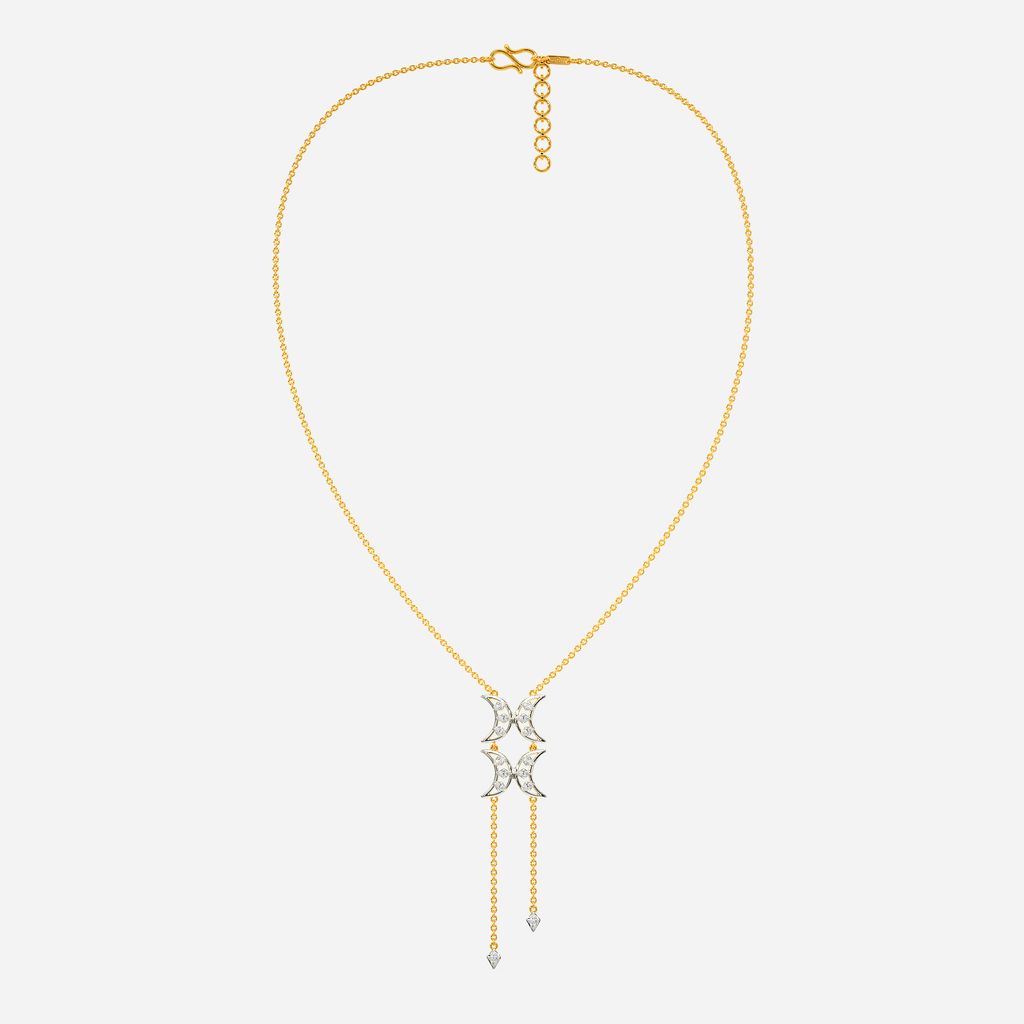 Braids N Knots Diamond Necklaces