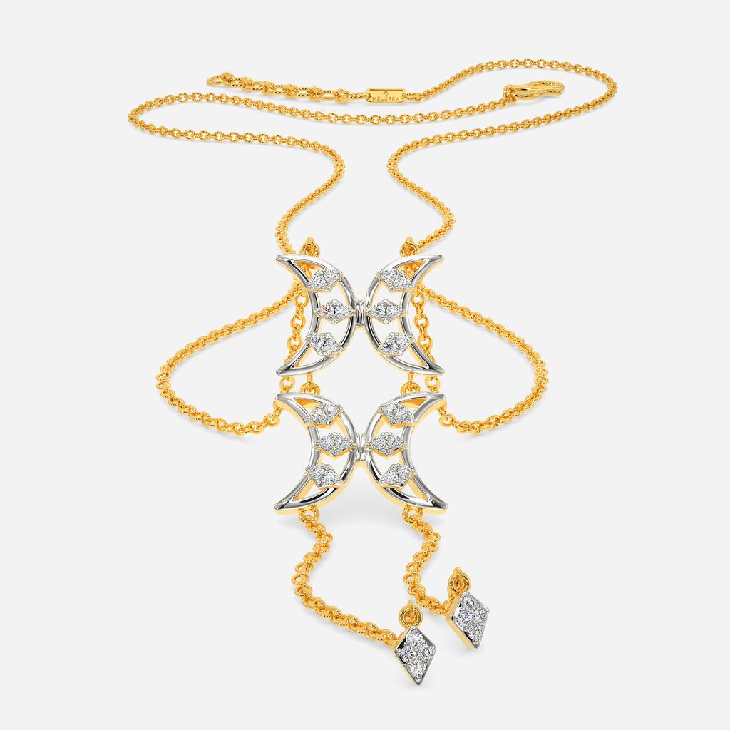 Braids N Knots Diamond Necklaces
