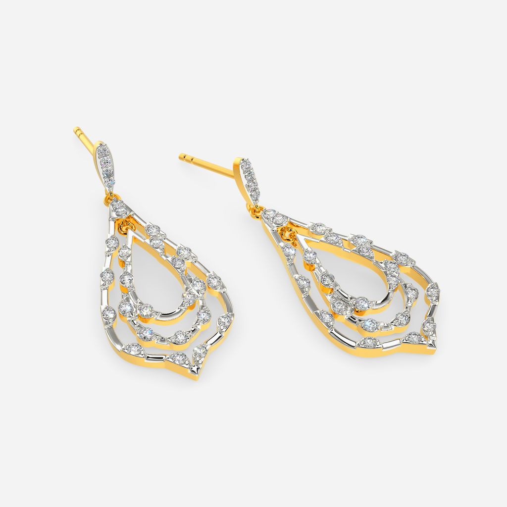 Sashay in Crochet Diamond Earrings