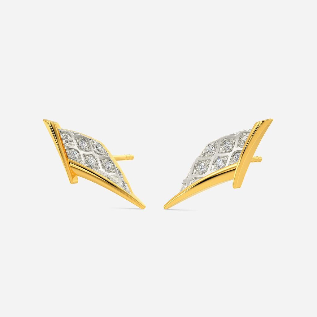 Crazy Knits Diamond Earrings