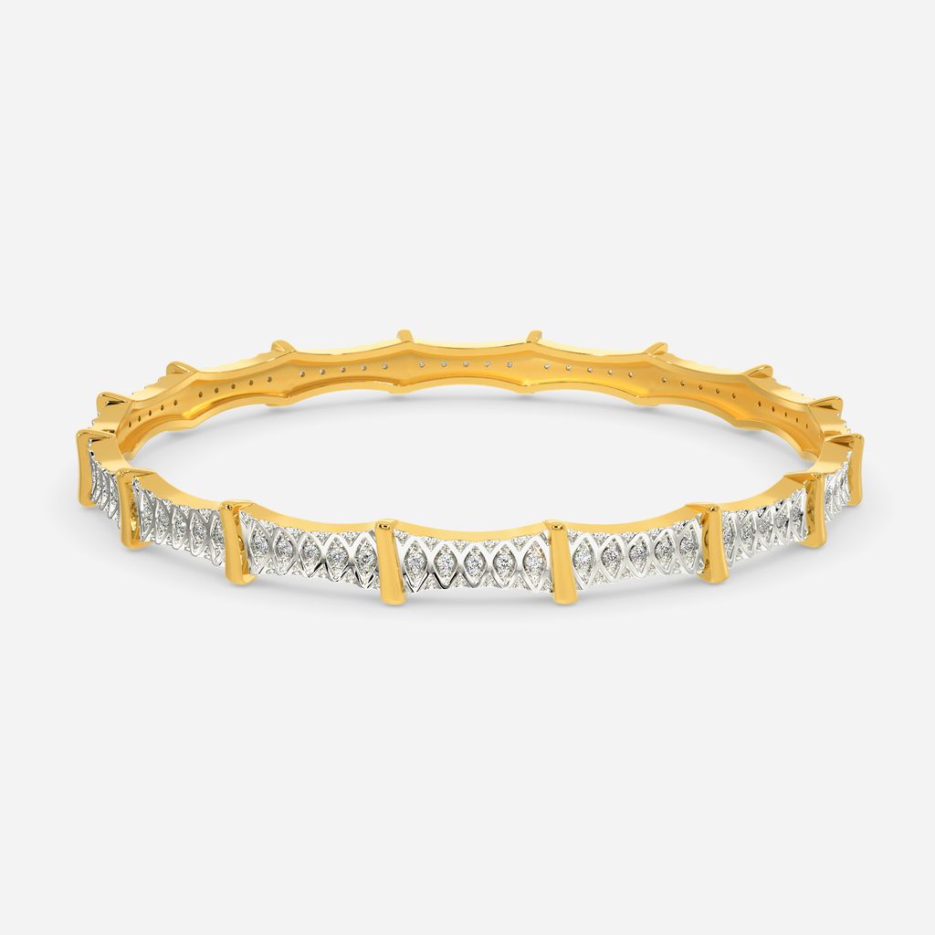 Knit In The Round Diamond Bangles