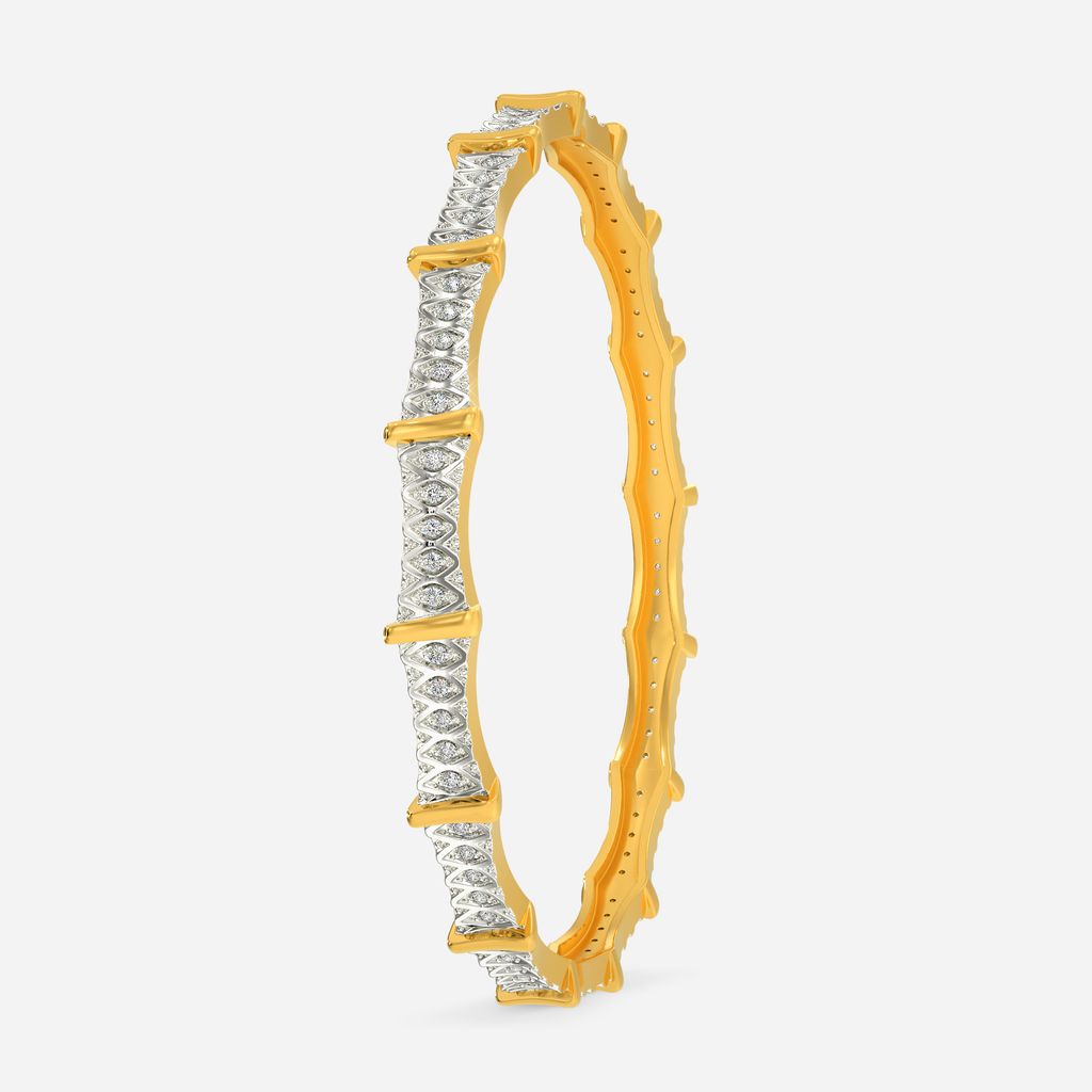 Knit In The Round Diamond Bangles