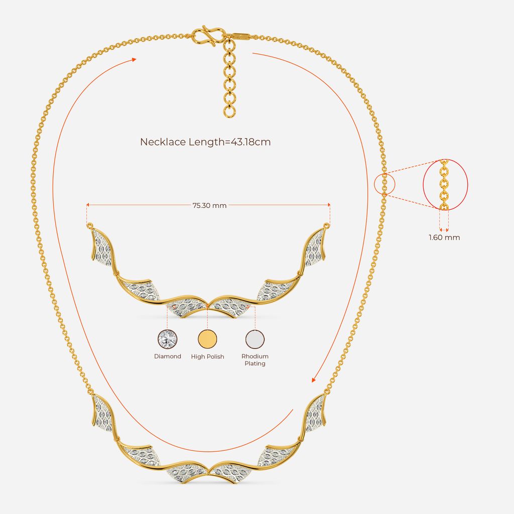 Knit Craze Diamond Necklaces