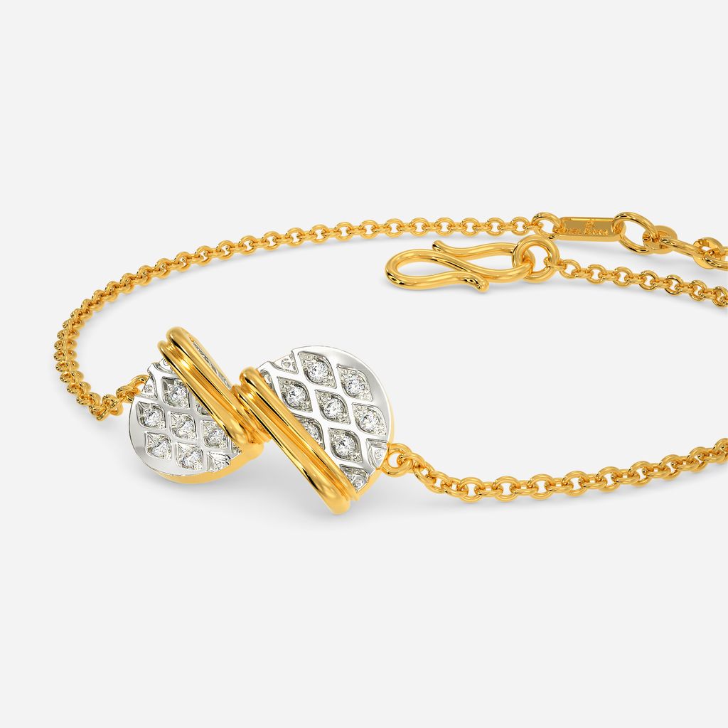 Knitted Together Diamond Bracelets