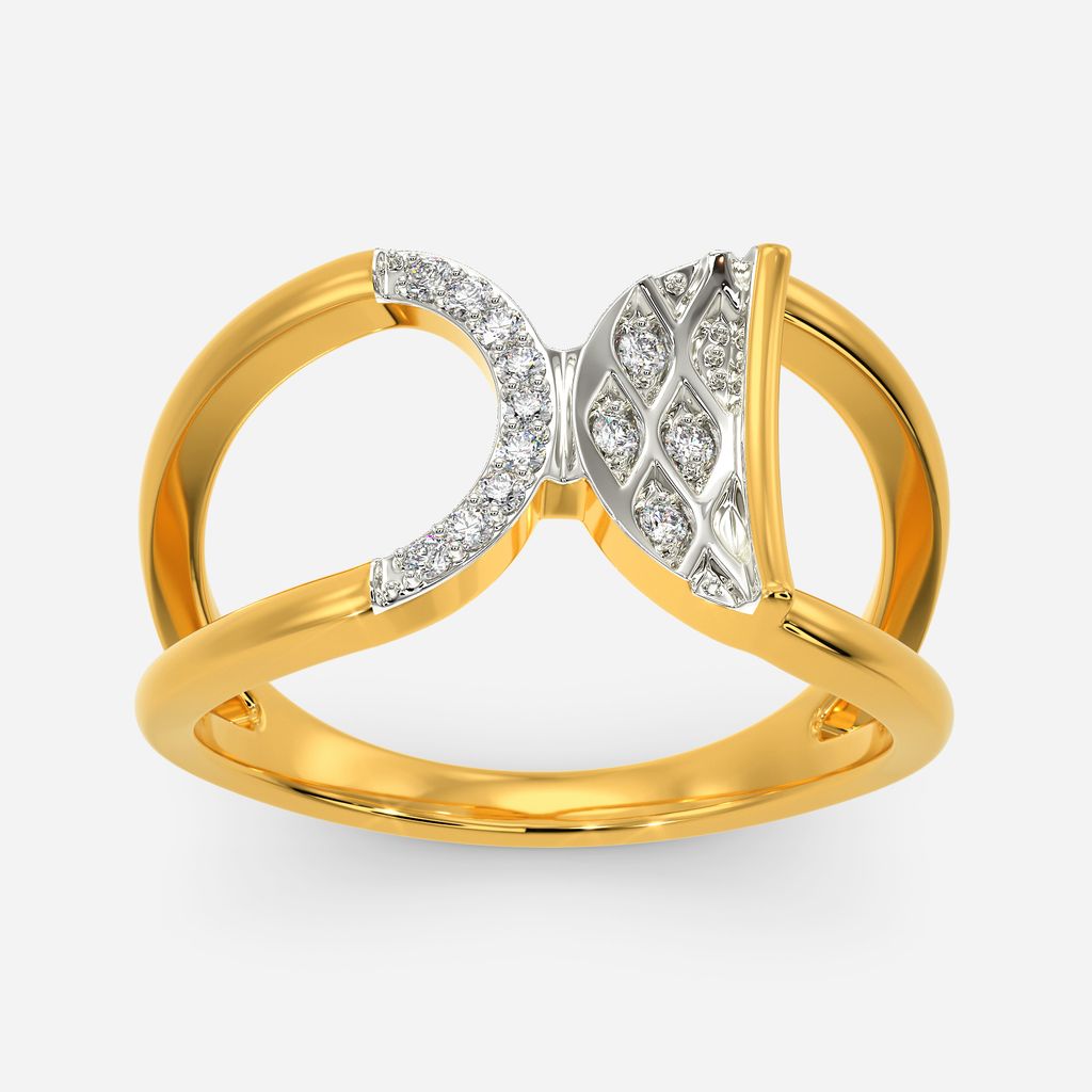 Knitted Together Diamond Rings