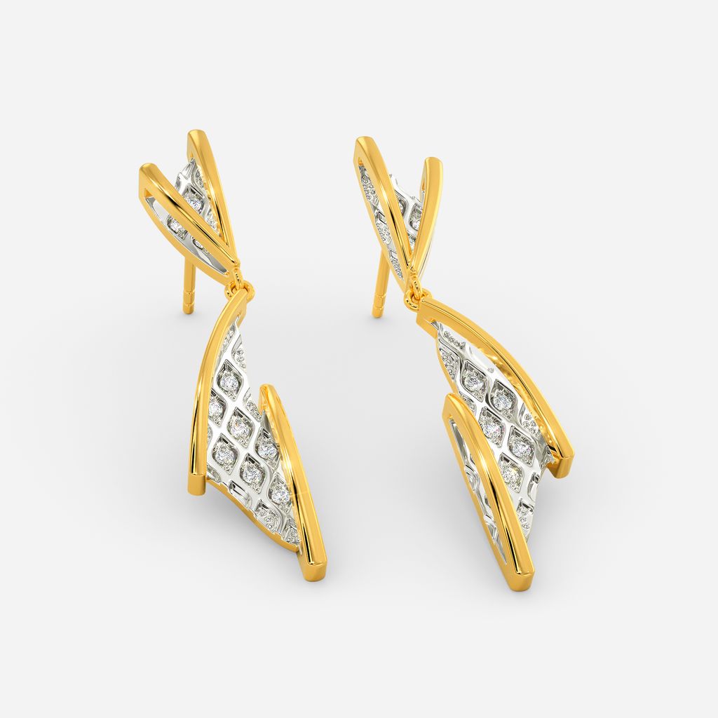 Knit Whimsy Diamond Earrings