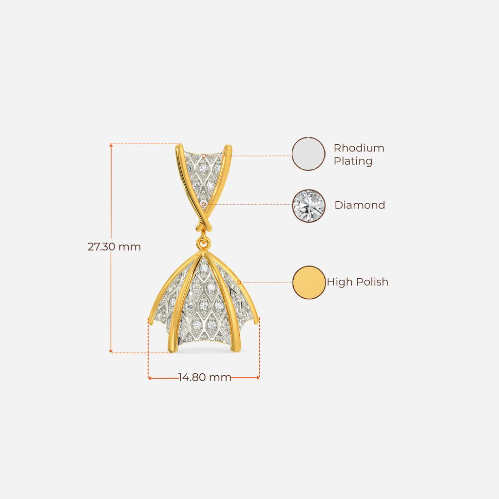 Knit With Love Diamond Earrings