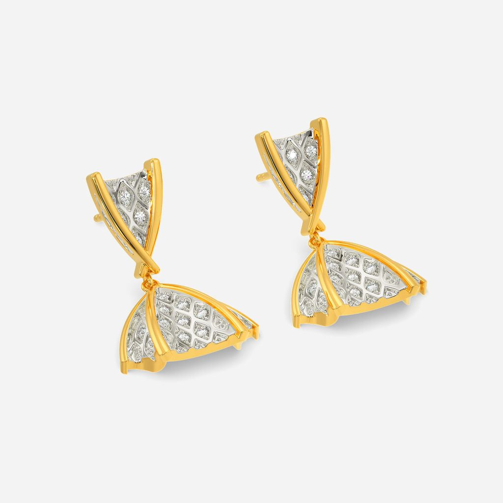 Knit With Love Diamond Earrings
