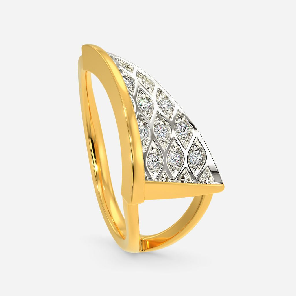 Knitly Attached Diamond Rings
