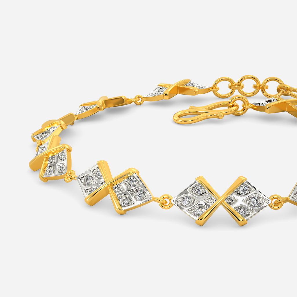 Knit-It-Up Diamond Bracelets