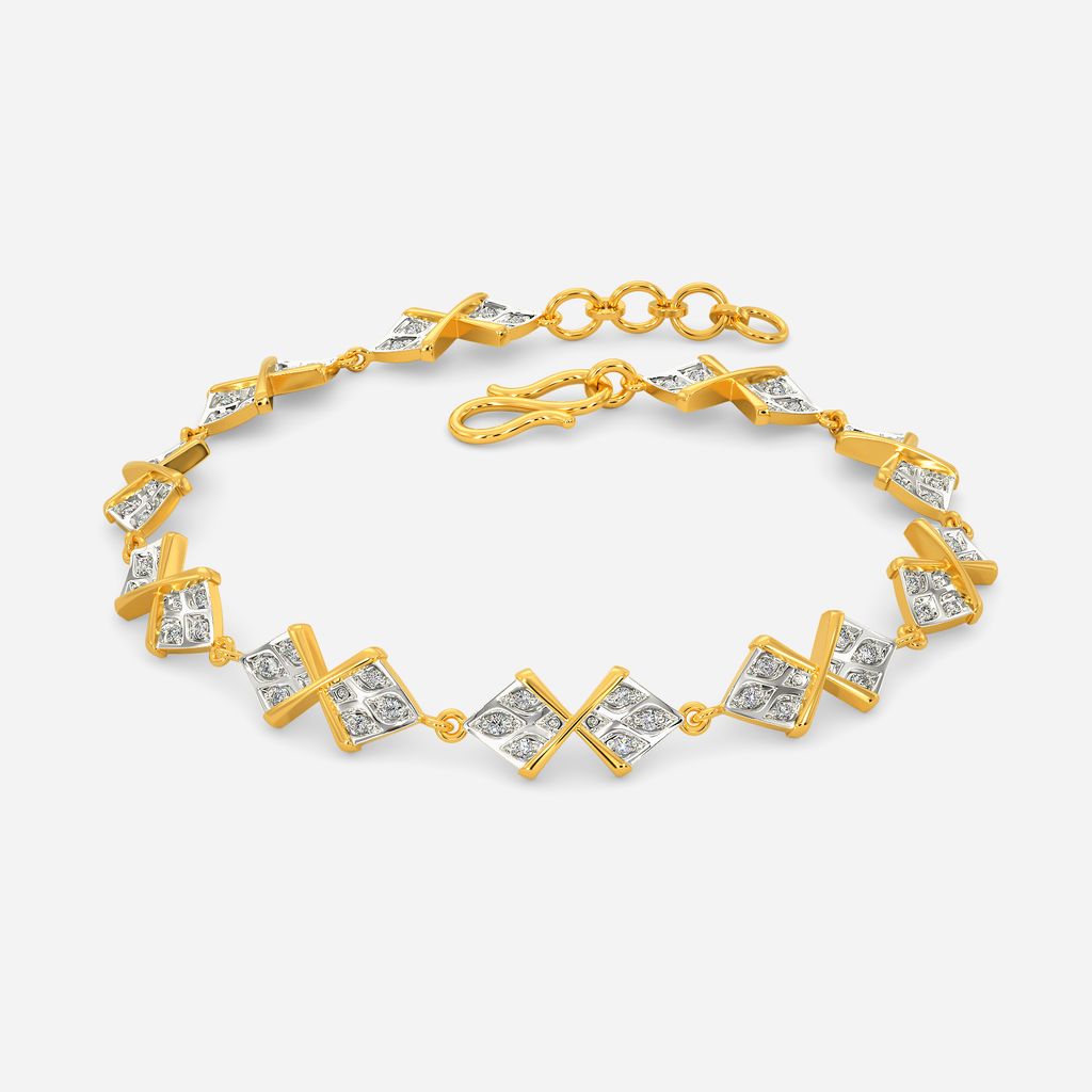 Knit-It-Up Diamond Bracelets