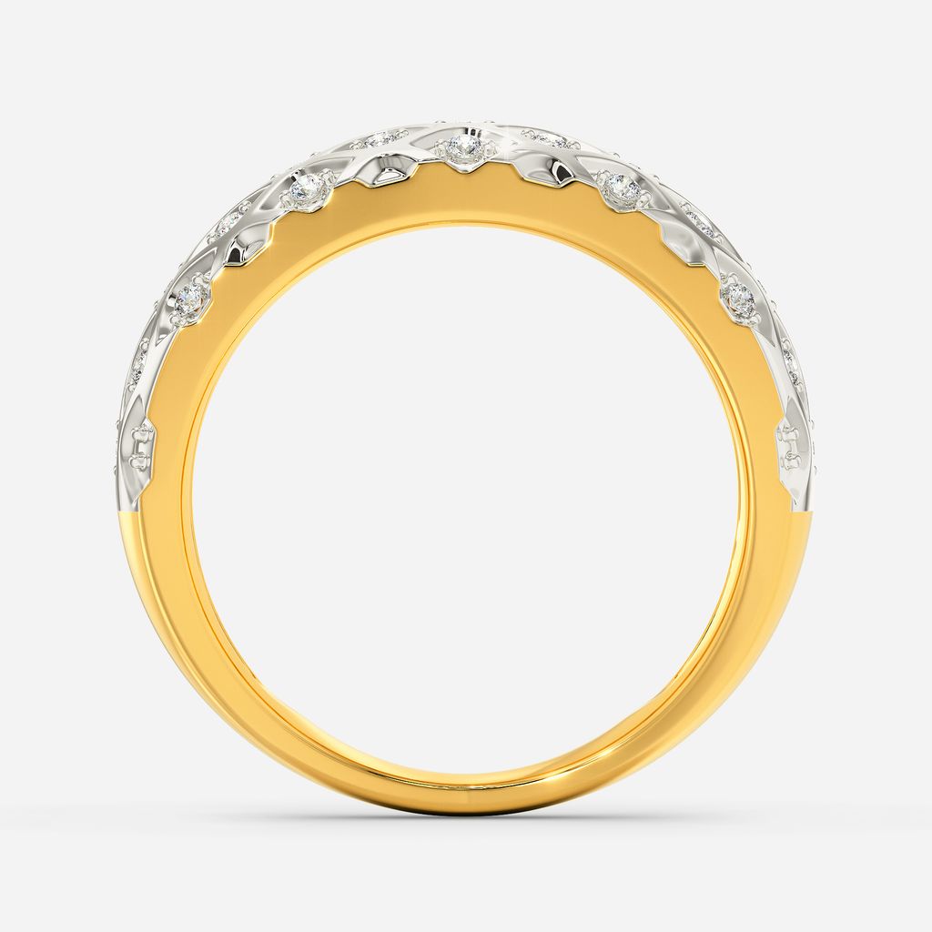 Knit Sparkle Diamond Rings
