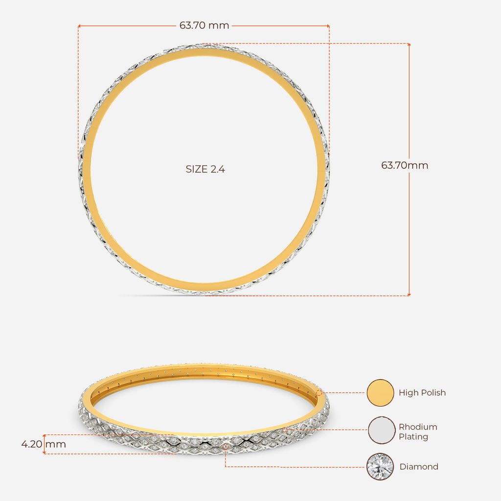 Knit Sparkle Diamond Bangles