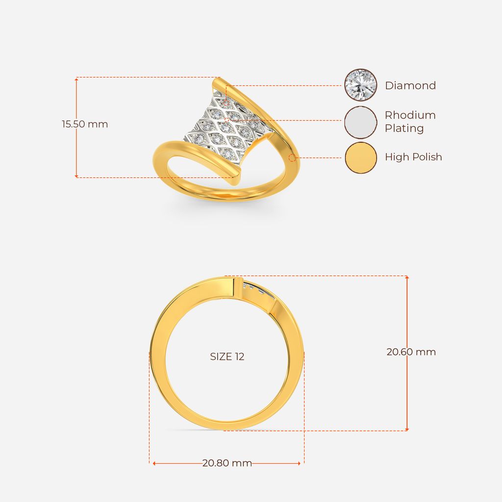 Twined Knits Diamond Rings