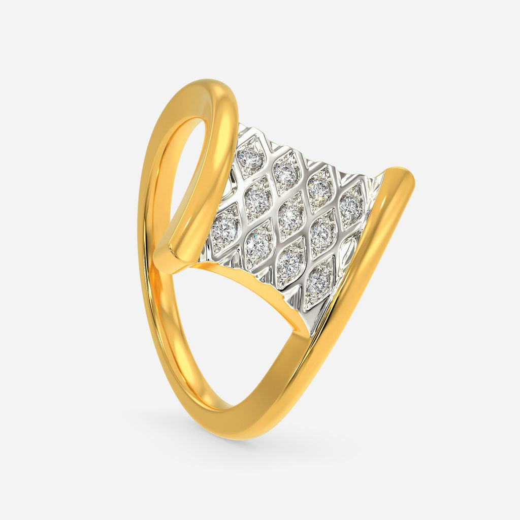 Twined Knits Diamond Rings