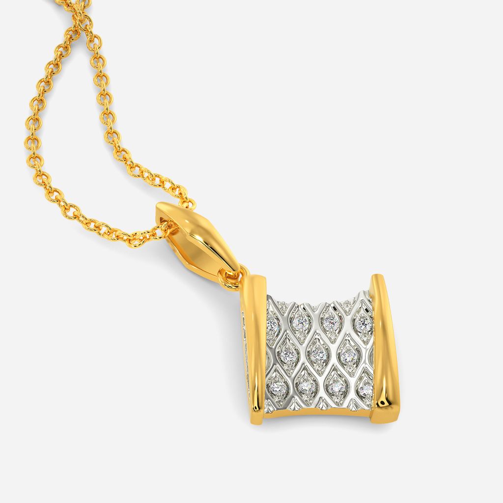 Twined Knits Diamond Pendants