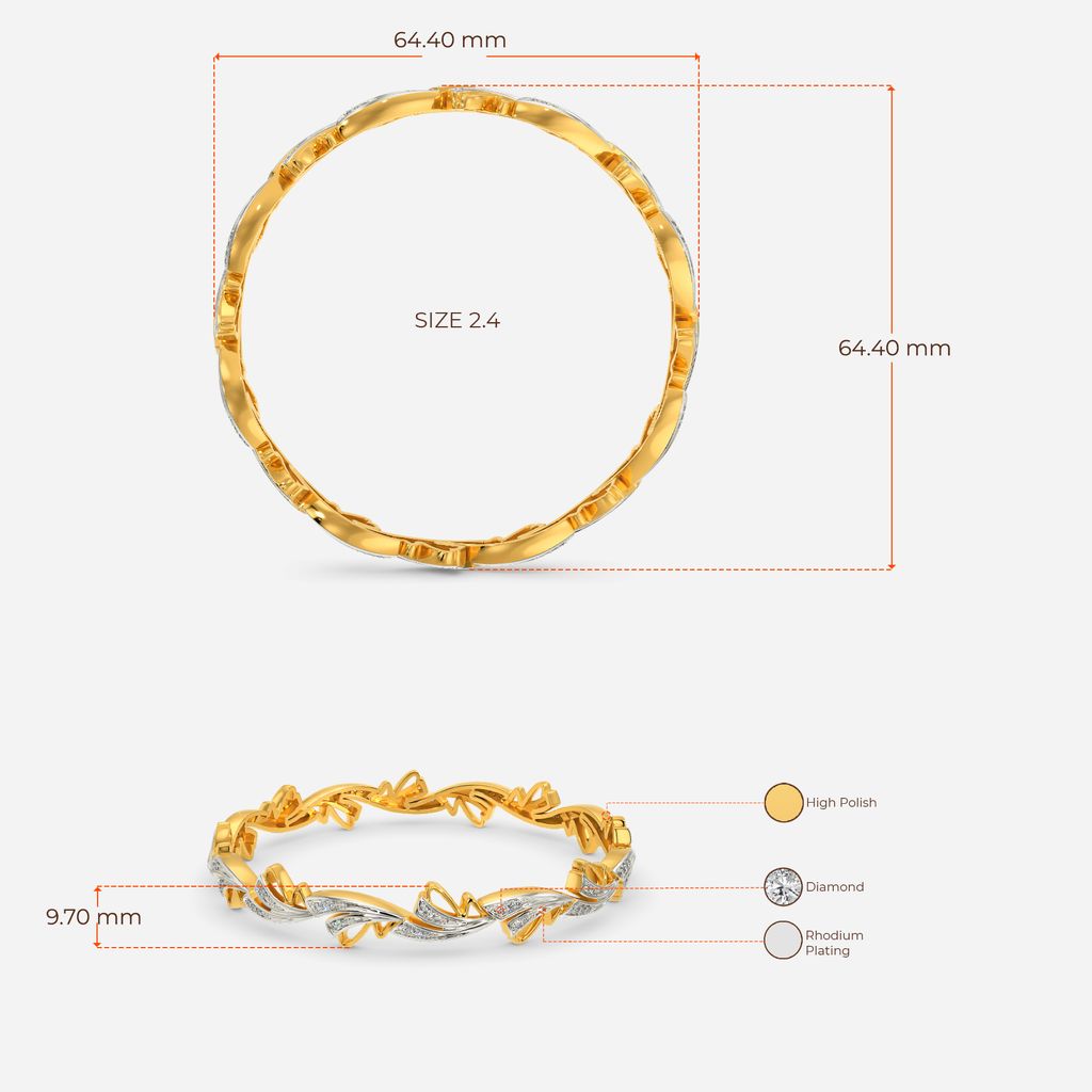 Printaclicious Diamond Bangles