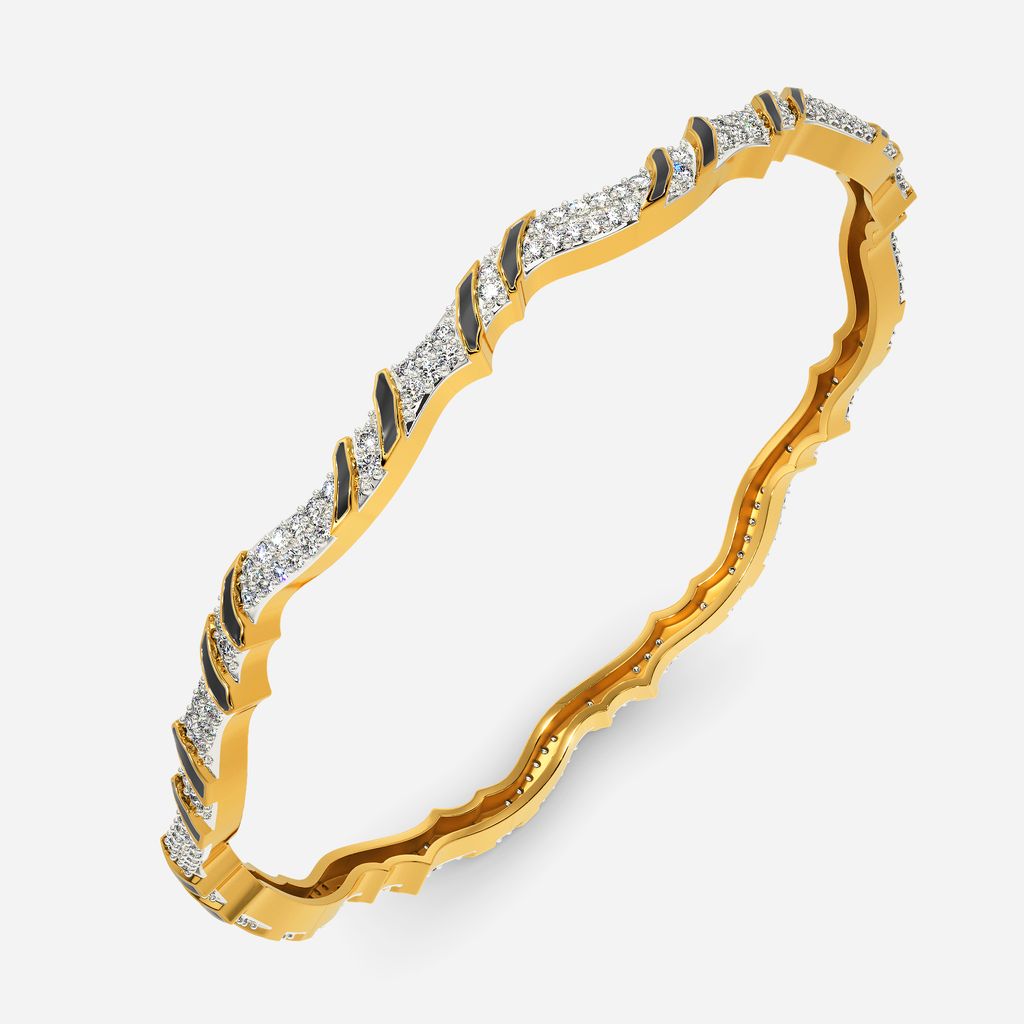 Shield Maiden Diamond Bangles