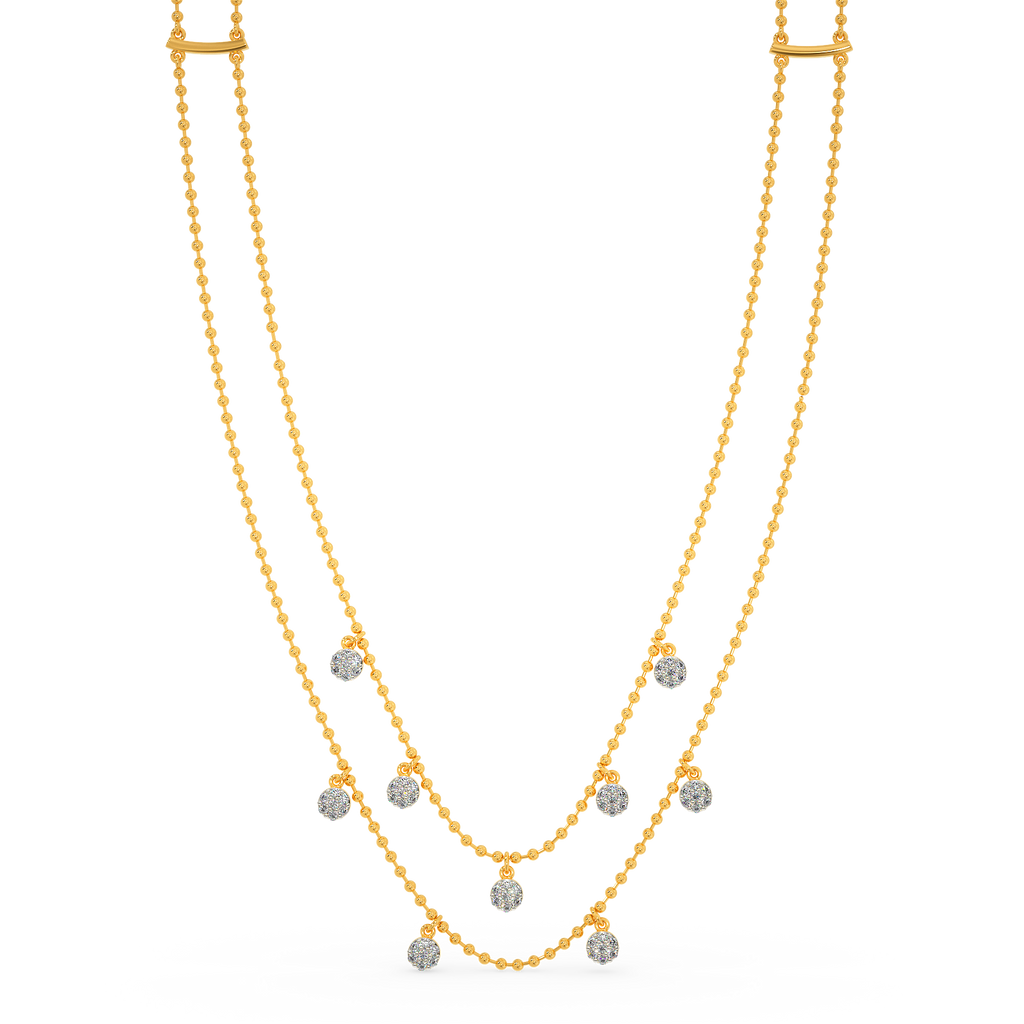 Connect In Diamond Necklaces