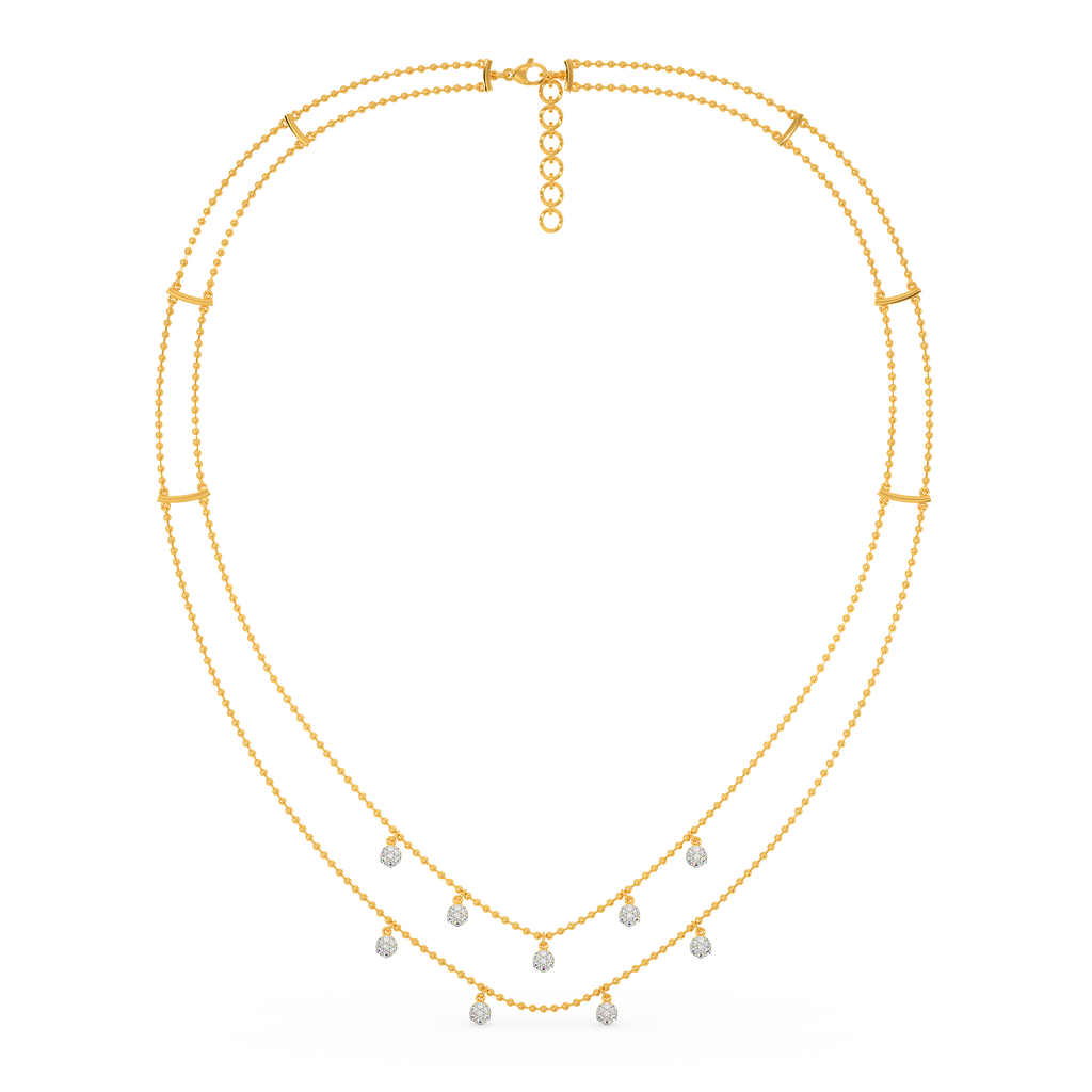 Connect In Diamond Necklaces