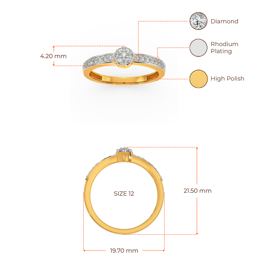Kinda Linked Diamond Rings