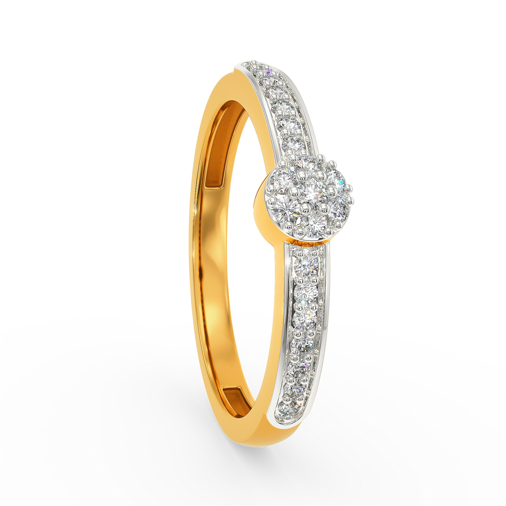 Kinda Linked Diamond Rings